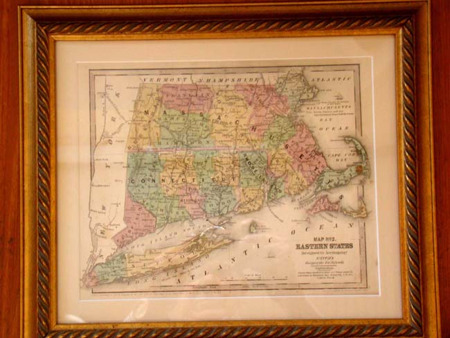 Smiths' Map of the Eastern States published in 1843 — image 2